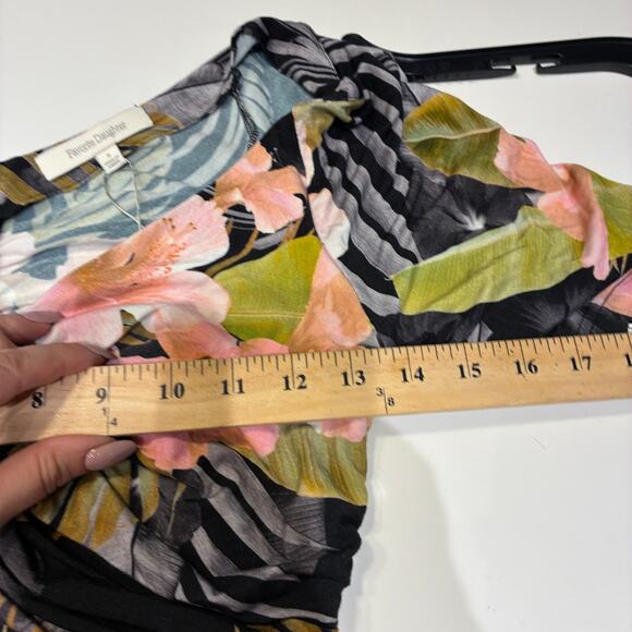 NWT Favorite Daughter Floral Bad Decisions Ruched Midi Dress in Hawaiian Vacay - Picture 7 of 16